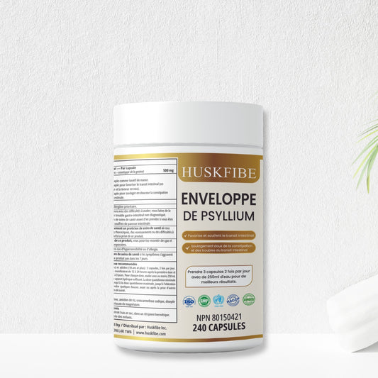 Psyllium husk daily fiber capsules