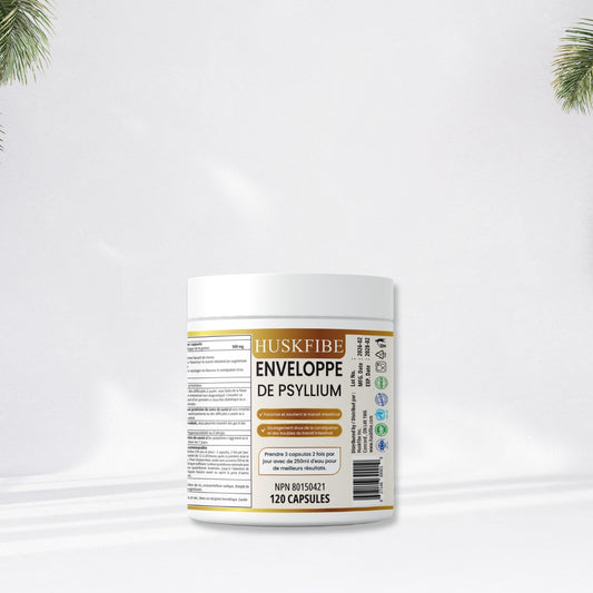 Psyllium husk daily fiber capsules