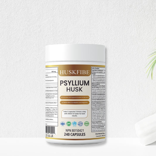 Psyllium husk daily fiber capsules