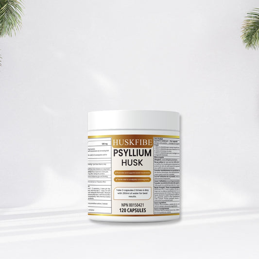 Psyllium husk daily fiber capsules